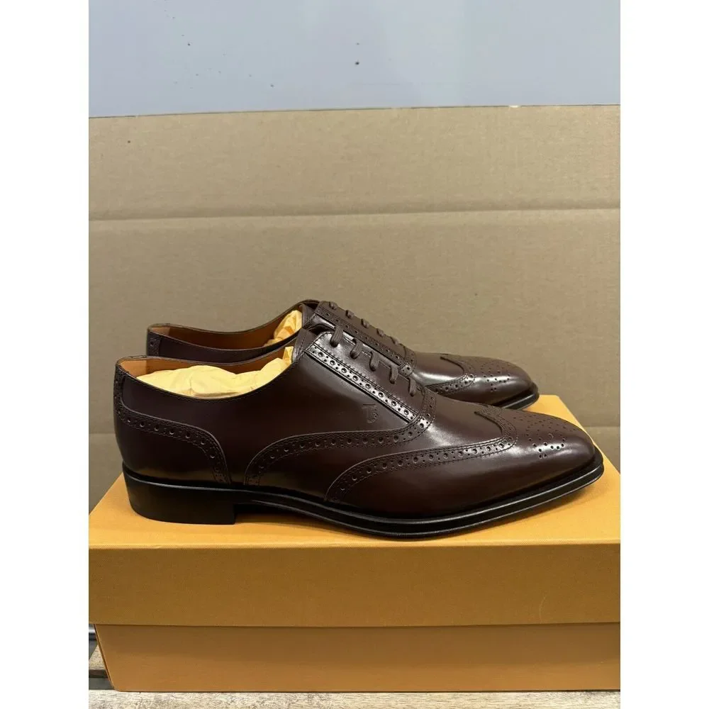 TOD'S  Lace-ups in Leather Dress‎ oxford Shoes XXM80K0F370SG9S202 Size 10.5